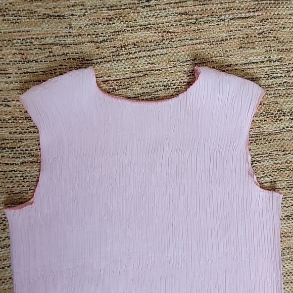 VINTAGE Pleated Tank Top | size MEDIUM - Picture 5 of 7